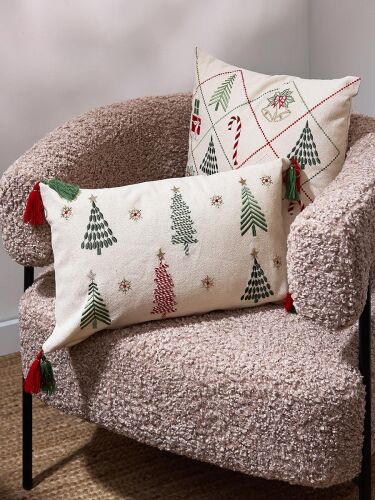 Чехол на подушку frozen pines из коллекции new year essential, 3 2