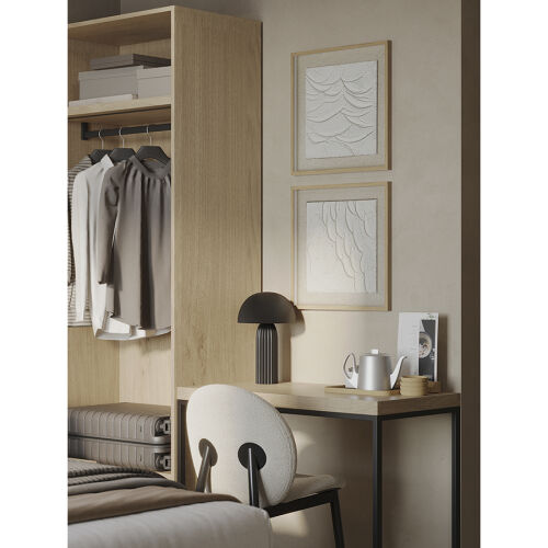 Лампа настольная texture sleek, D24х37 см, черная 2