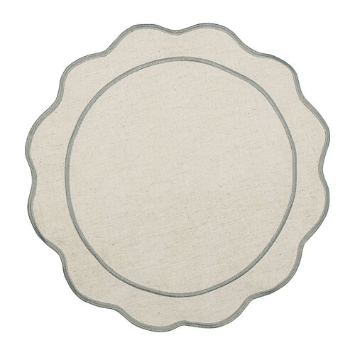 Салфетка под приборы anemone из коллекции trendy ruffles, D40 см 1