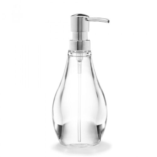 Диспенсер для мыла droplet, 280 мл, прозрачный 1 Диспенсер для мыла droplet, 280 мл, прозрачный 1