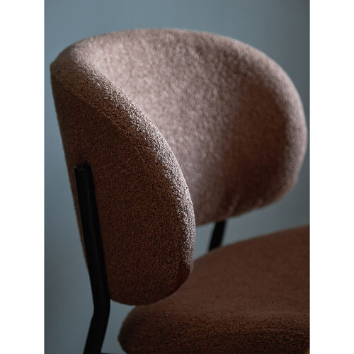 Стул embrace, букле, коричневый 4