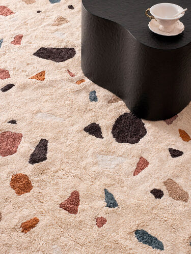 Ковер из хлопка terrazzo poetry из коллекции ethnic, 200х300 см 3