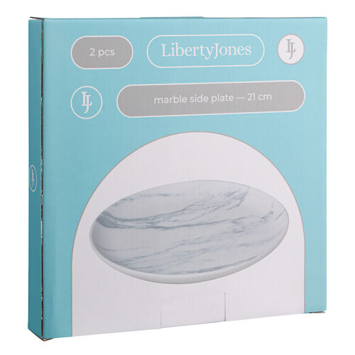 Набор тарелок marble, D21 см, 2 шт. 5