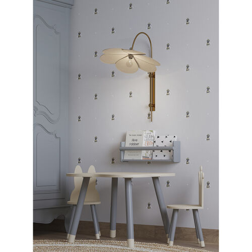 Светильник настенный kamille, 55х67 см, бежевый 3