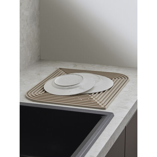Коврик для сушки посуды dry flex, 34,6х44,6 см, бежевый 2