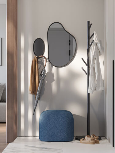 Вешалка напольная forsty, 173 см, черная 1