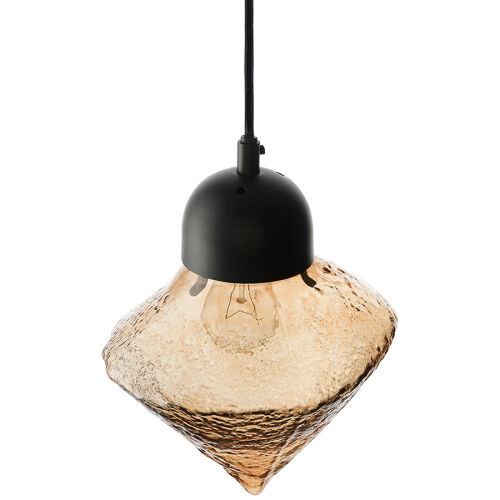 Светильник подвесной frozen light, D20 см, янтарный 6