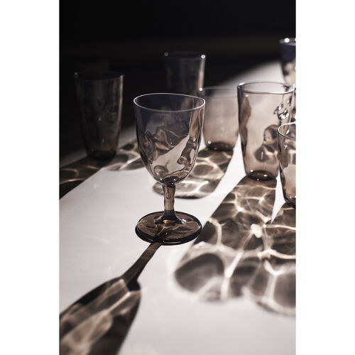 Набор бокалов из акрила hollow для вина, 430 мл, серо-коричневый 3