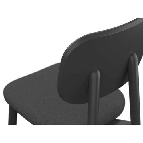 Стул saga, рогожка, темно-серый 6