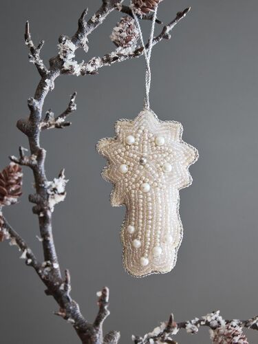 Набор елочных украшений christmas pearls из коллекции new year e 1