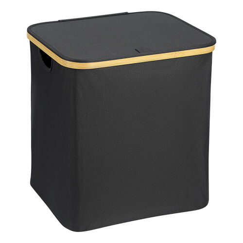 Корзина для белья neat mid, 40x33x43 см, черная 1 Корзина для белья neat mid, 40x33x43 см, черная 1