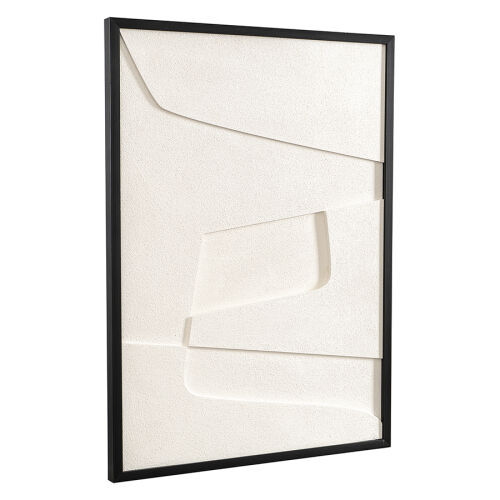 Панно декоративное с эффектом 3d minimalism, с черной рамой, 50х 4