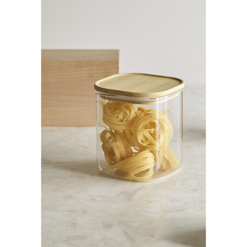 Банка для хранения квадратная glass bamboo, 1,5 л 1 Банка для хранения квадратная glass bamboo, 1,5 л 1