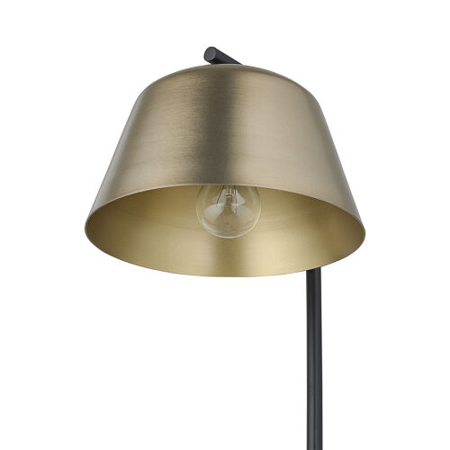 Торшер enkel mon, 138 см, черный/золотистый 5