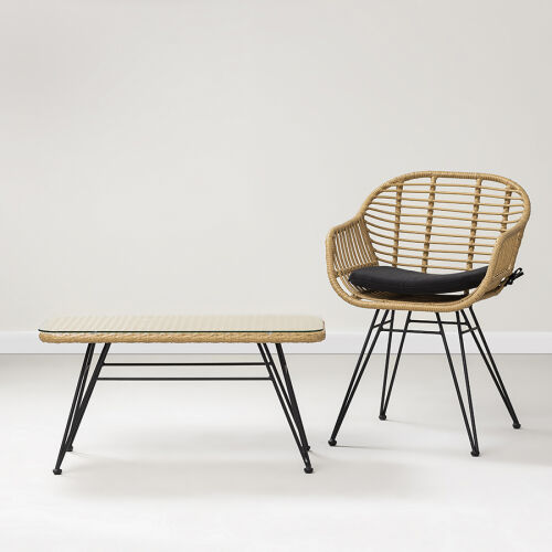 Стул vetle bent, ротанг 9