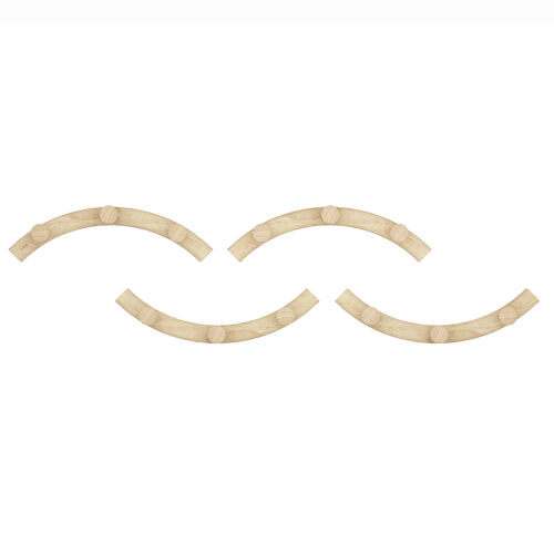 Вешалка настенная slinka, натуральное дерево 1