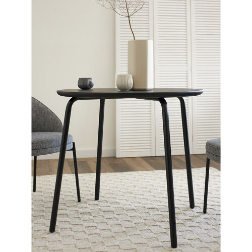 Стол обеденный round, D80 см, черный 4