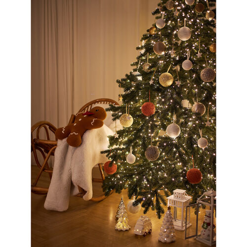 Набор ёлочных украшений fluffy white из коллекции new year essen 3