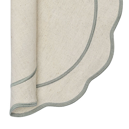 Салфетка под приборы anemone из коллекции trendy ruffles, D40 см 3