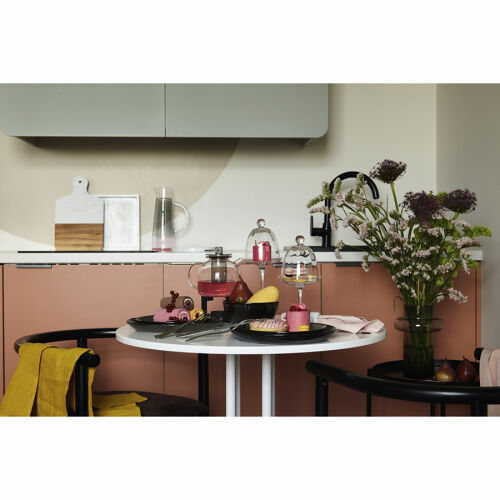 Набор обеденных тарелок dots, D26 см, черные, 2 шт. 5