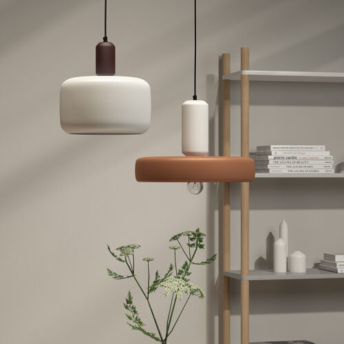 Светильник подвесной juko, D28х32 см, вишневый 3