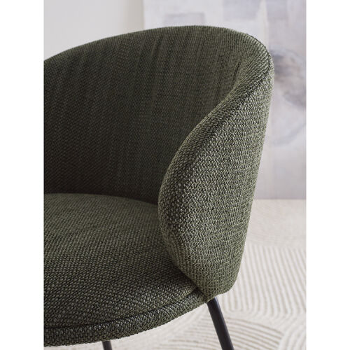 Стул полубарный comfy, рогожка, шпинат 2