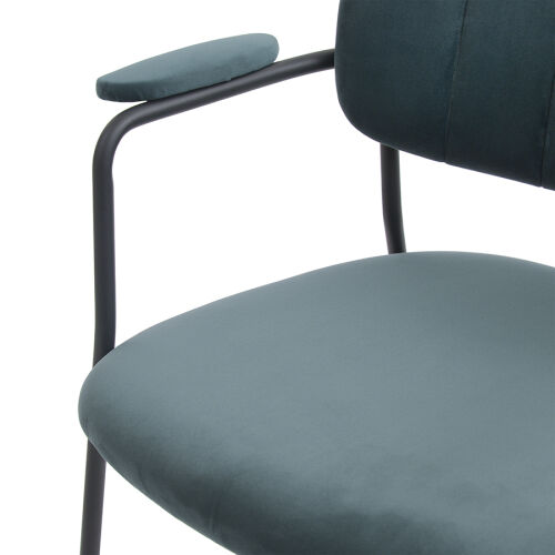 Стул eirill, велюр, зеленый 6