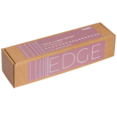 Набор из двух свечей терракотового цвета из коллекции edge, 24,5 3 Набор из двух свечей терракотового цвета из коллекции edge, 24,5 3