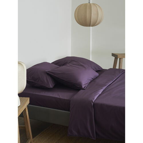 Набор наволочек из стираного перкаля сливового цвета из коллекци 2