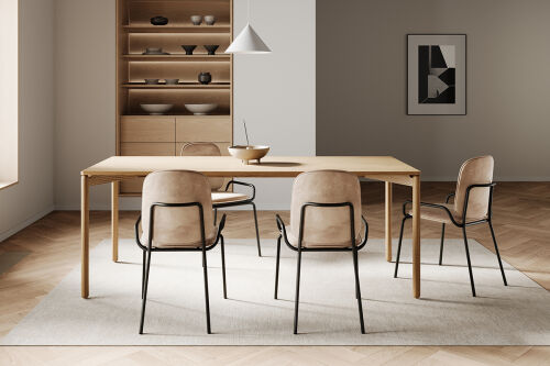 Стол обеденный saga, 75х120 см, ясень 3