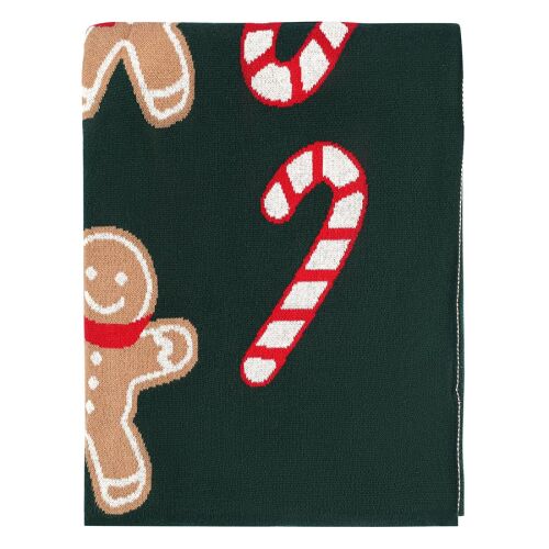 Плед из хлопка с новогодним рисунком gingerman из коллекции new year essential, 130x180 см в harsika Плед из хлопка с новогодним рисунком gingerman из коллекции new year essential, 130x180 см