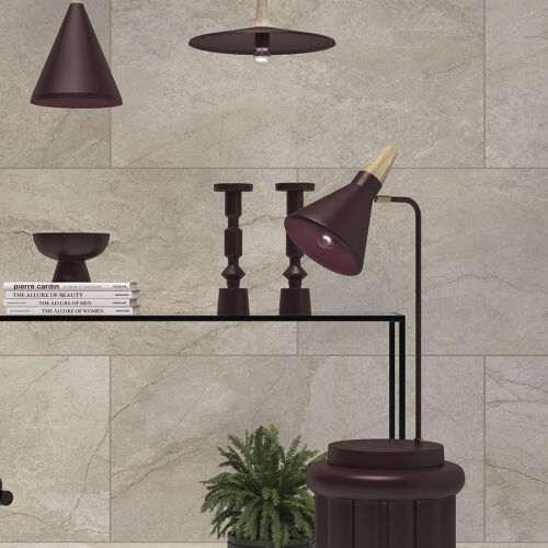 Лампа настольная thor, D21х58 см, сливовая 3