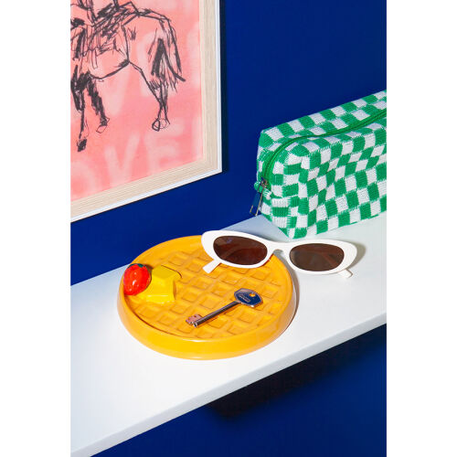 Поднос декоративный, good morning, waffle, D18,5 см 2 Поднос декоративный, good morning, waffle, D18,5 см 2