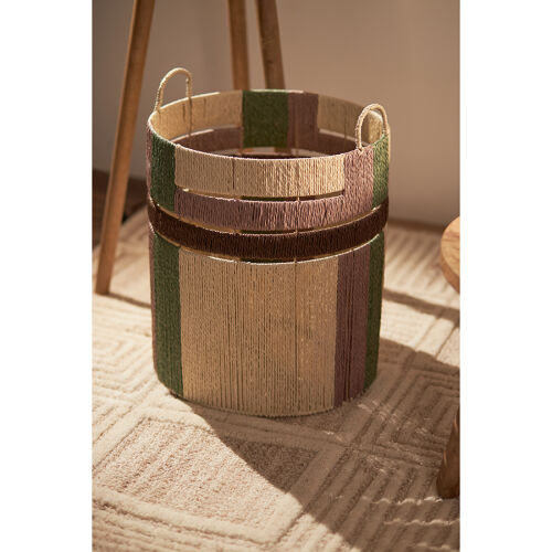 Корзина плетеная bongo nature из коллекции ethnic, размер l 4 Корзина плетеная bongo nature из коллекции ethnic, размер l 4