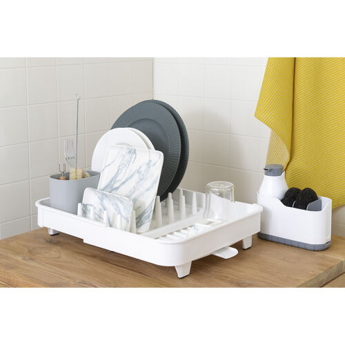 Сушилка для посуды jarl, 41,2x11,5x36,5 см, белая 7 Сушилка для посуды jarl, 41,2x11,5x36,5 см, белая 7