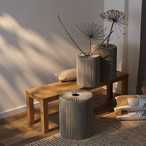Корзина плетеная dholak grey из коллекции ethnic, размер s 8