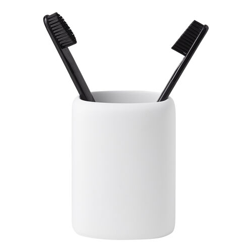 Стакан для зубных щеток slim, белый 4