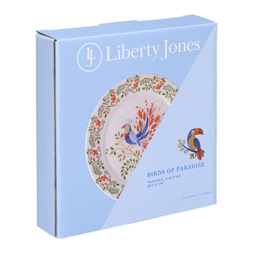 Набор тарелок toucan из коллекции birds of paradise в подарочной 7