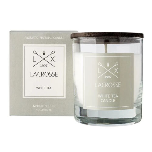 Свеча ароматическая lacrosse, white tea, 40 ч