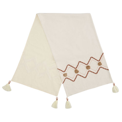 Дорожка на стол с вышивкой geometry из коллекции ethnic, 45х150 4 Дорожка на стол с вышивкой geometry из коллекции ethnic, 45х150 4