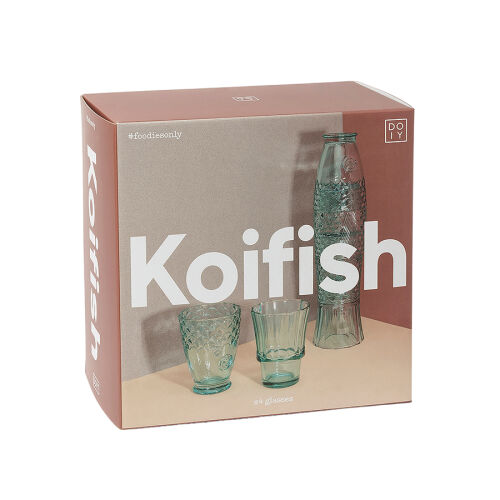 Набор подарочный из 4-х стаканов koifish, мятный 5 Набор подарочный из 4-х стаканов koifish, мятный 5
