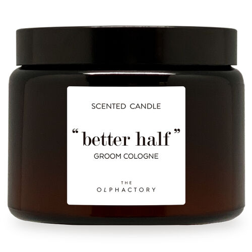 Свеча ароматическая the olphactory, better half, groom cologne, 1 Свеча ароматическая the olphactory, better half, groom cologne, 1