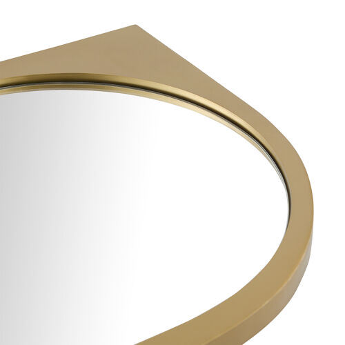 Зеркало настенное halver, 79,5х51,8 см, золотое 7