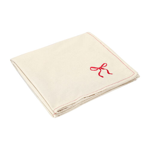 Скатерть fancy bows бежевого цвета из коллекции essential, 180х1 6