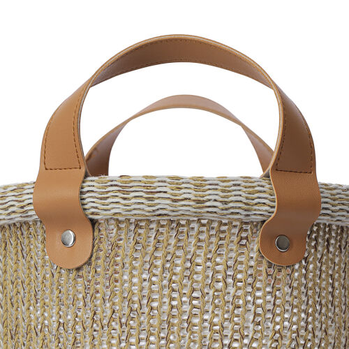 Корзина для хранения sustainable collection, D22х23 см, бежевая 4 Корзина для хранения sustainable collection, D22х23 см, бежевая 4
