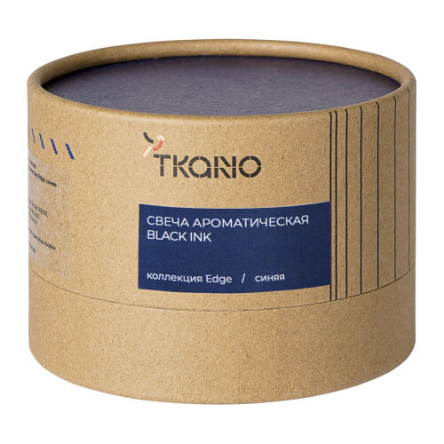 Свеча ароматическая black ink из коллекции edge, синий, 30 ч 6 Свеча ароматическая black ink из коллекции edge, синий, 30 ч 6