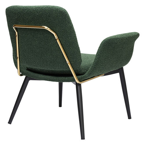 Лаунж-кресло hilde, букле, темно-зеленое 2