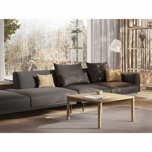 Столик кофейный saga, 75х75 см, ясень 3