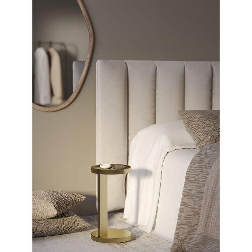 Столик приставной yanis, D25,5 см, золотой 2