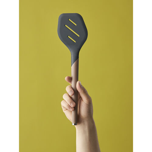 Лопатка с прорезями smartchef, 32 см, капучино-графит 2